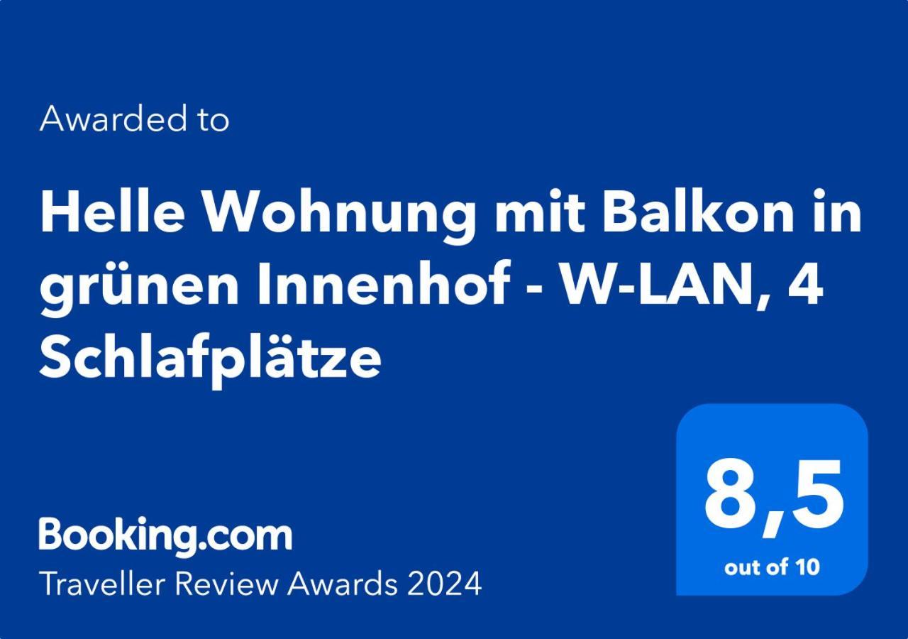 Helle Wohnung Mit Balkon In Grunen Innenhof - W-Lan, 4 Schlafplatze 마그데부르크 외부 사진